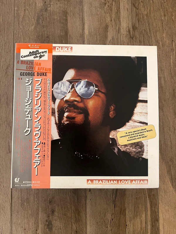 George Duke – A Brazilian Love Affair- 1980 1st Japan Press-Epic – 25 3P-217
