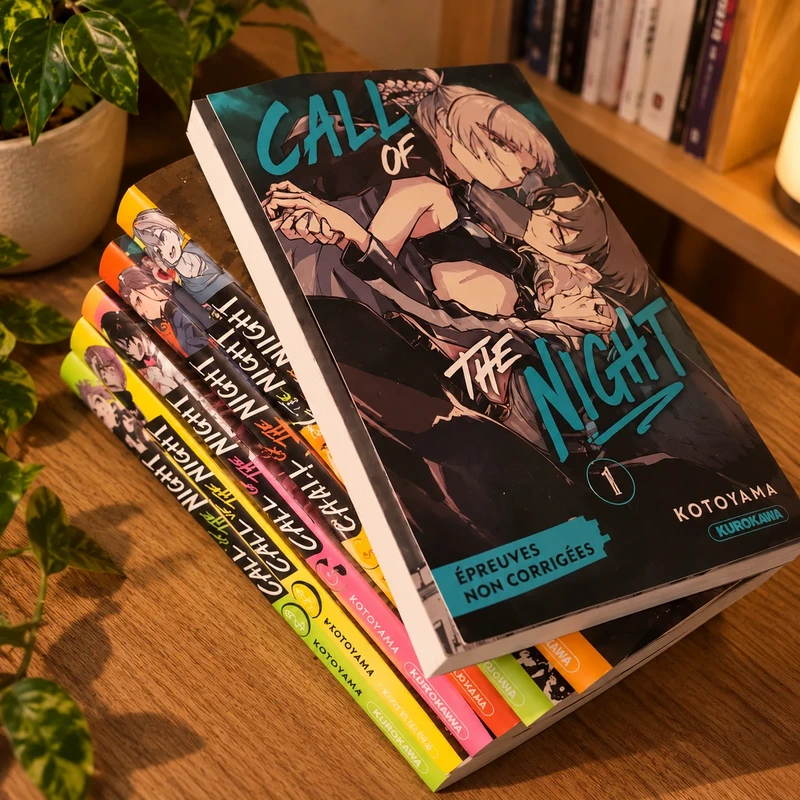 Manga tomes 1 à 8, lot de 8 volumes avec épreuve non corrigée du tome 1