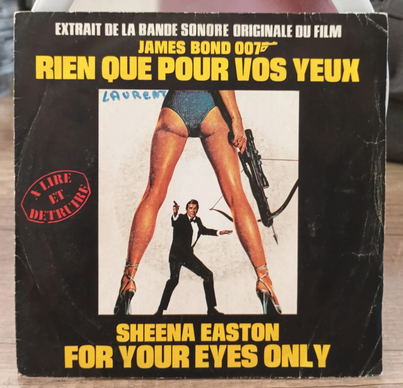 Vinyle Sheena Easton : For your eyes only