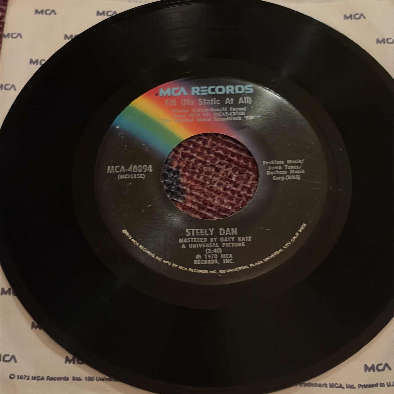 Steely Dan - FM (No Static At All) 45 RPM 1978