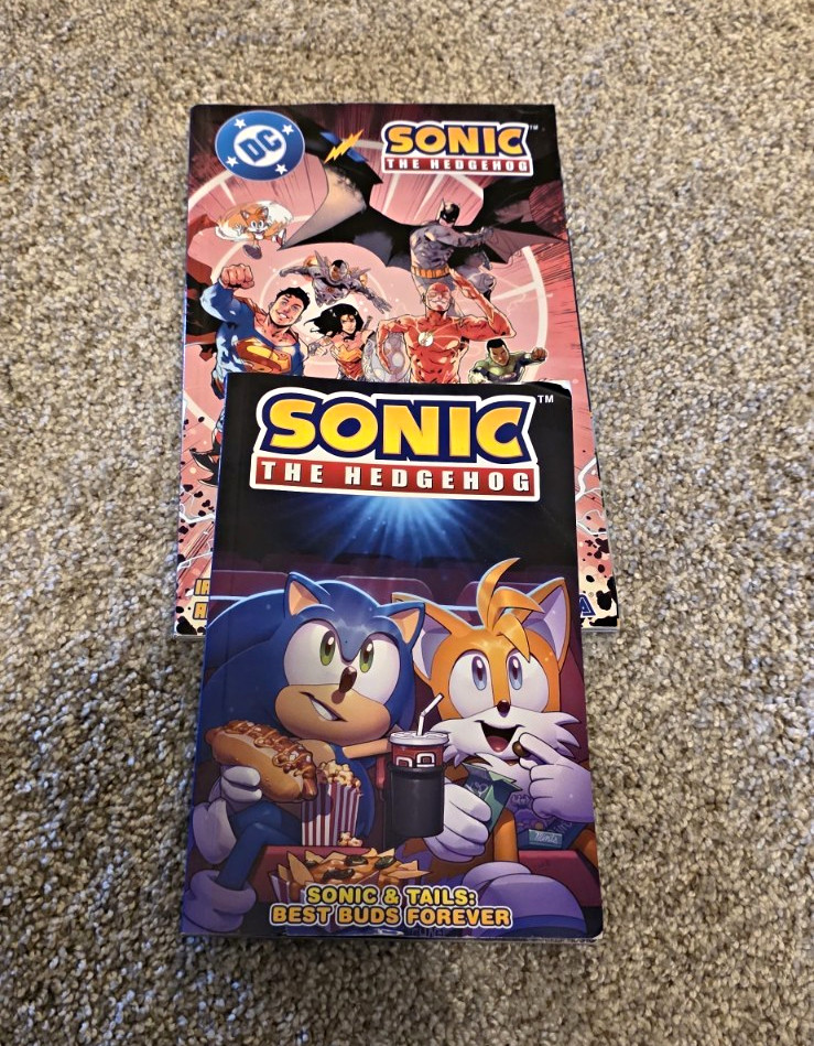 IDW Sonic the Hedgehog fumetto/graphic novel lotto di 2 Sonic & Tails Best Buds