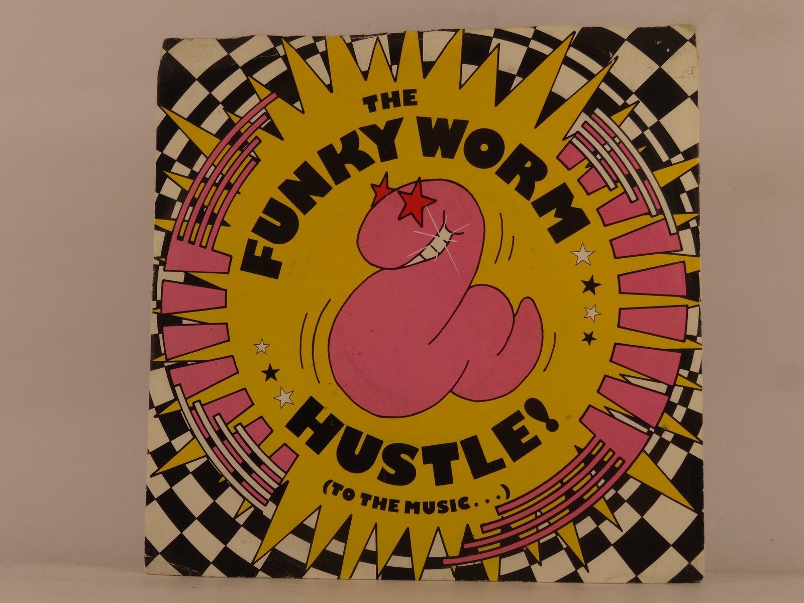 THE FUNKY WORM HUSTLE (115) 2 Track 7" Single plus Picture Sleeve WEA