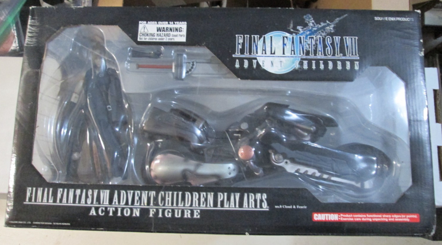 Square Enix Final Fantasy VII Advent Children Cloud & Fenrir Bike Cycle No. 0