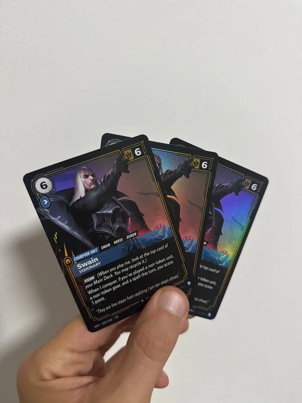 Swain visionary vendetta riftbound playset ps