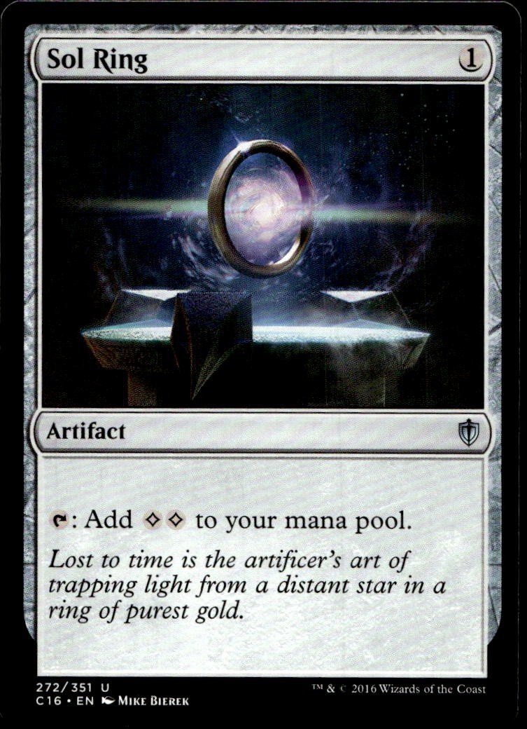 Sol Ring 272 Uncommon Commander 2016 Magic: The Gathering Moderately Played