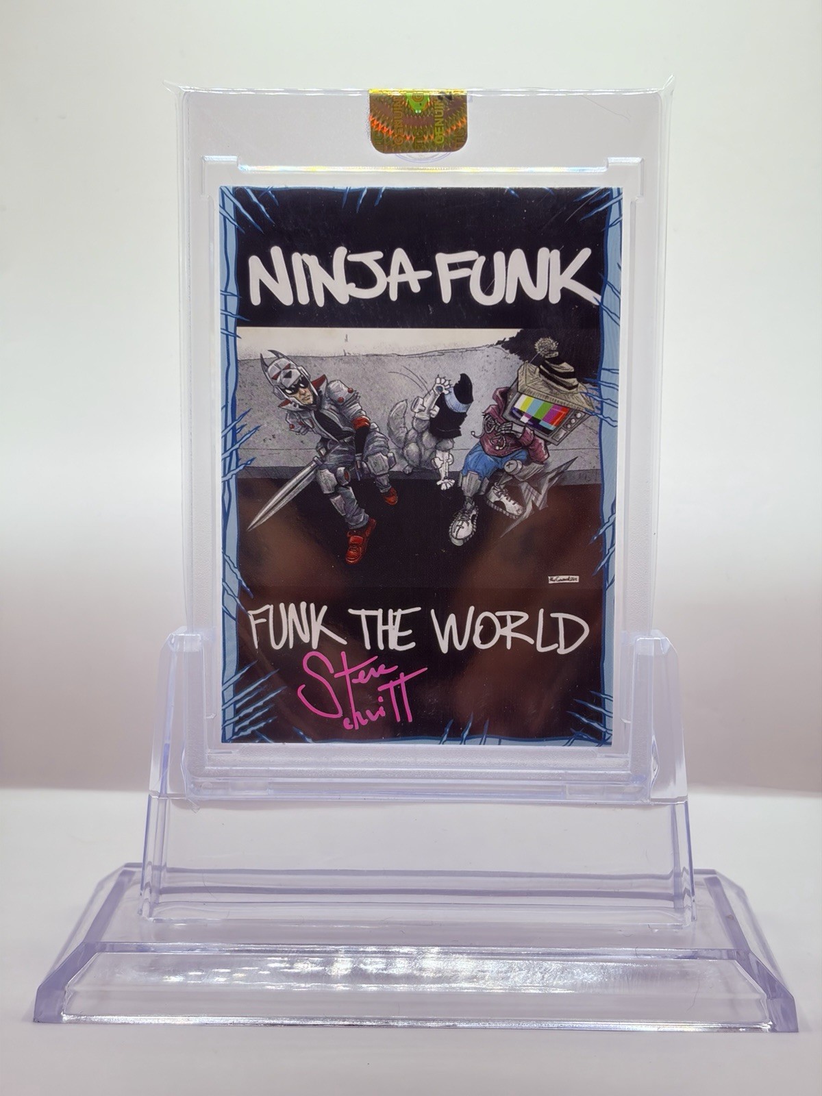 Carta Ninja Funk The Covers 2022 firmata da Steve Schuitt cosa non esclusiva auto