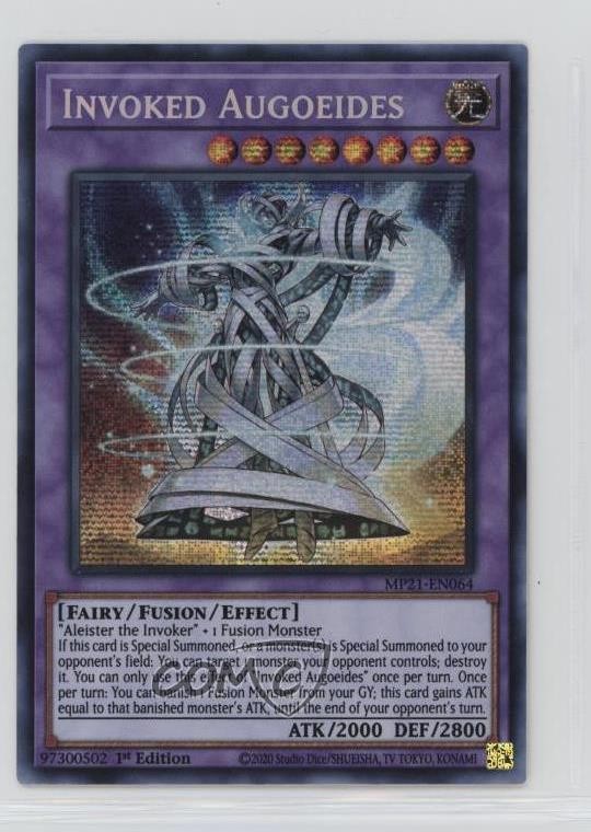 PSCR - Invoked Augoeides 1st Ed. YuGiOh Tin of Ancient Battles #MP21-EN064