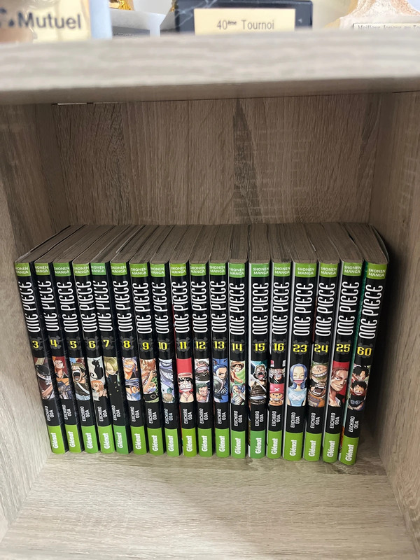Tome one piece de 3 à 16 / 23 à 25 et le tome 60