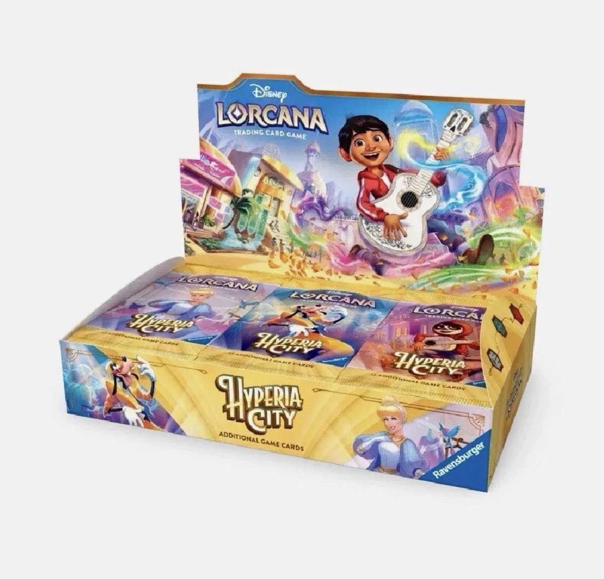 Disney Lorcana TCG Hyperia City Booster Box - BRAND NEW AND SEALED - 2 Available