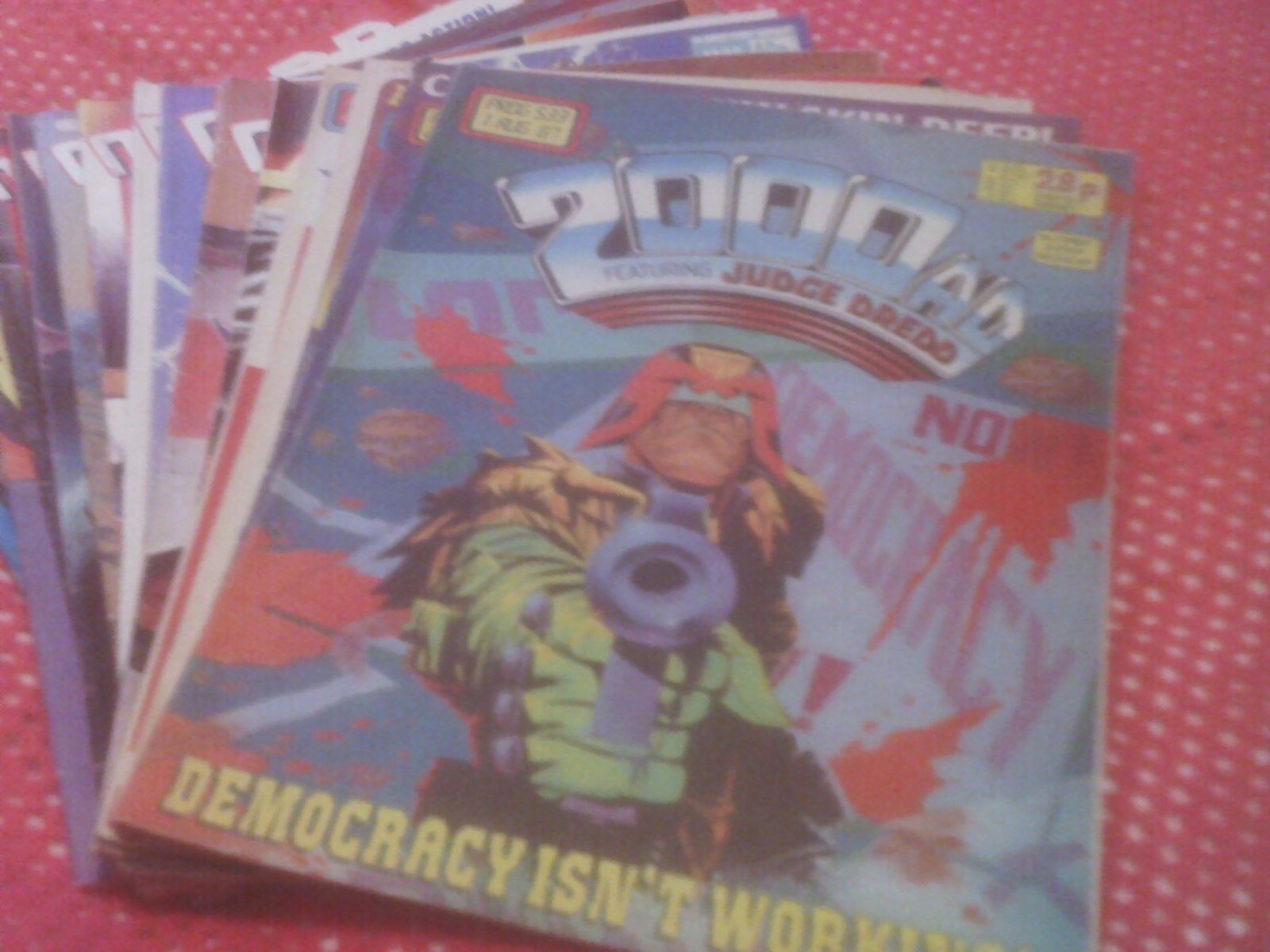 16 x 2000 AD JUDGE DREAD Issues May 1987 to April 1996 Good Condition