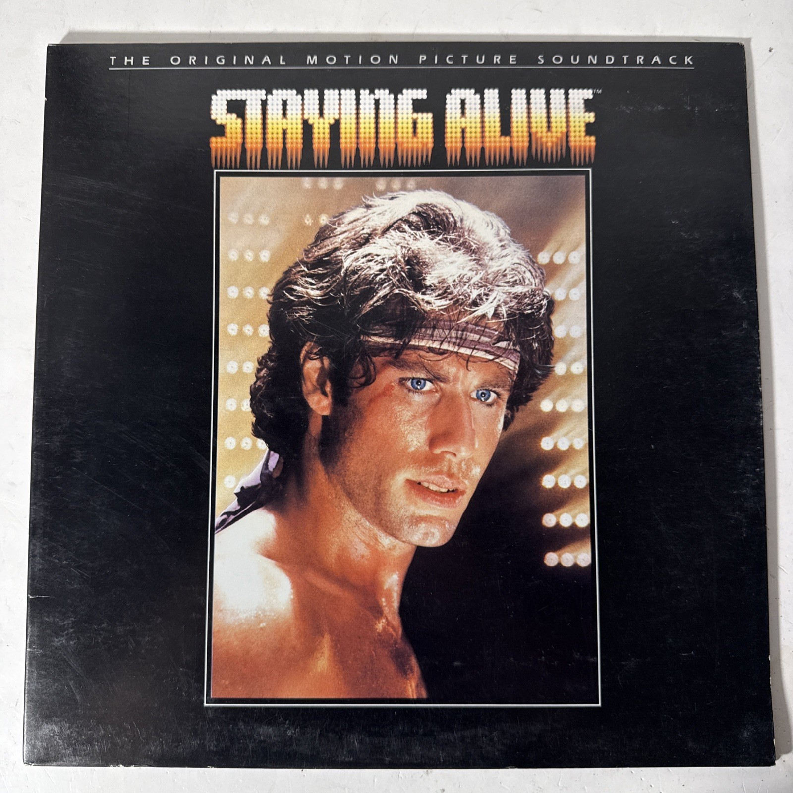 STAYING ALIVE: Original Motion Picture Soundtrack - VINYL LP 1983 Original
