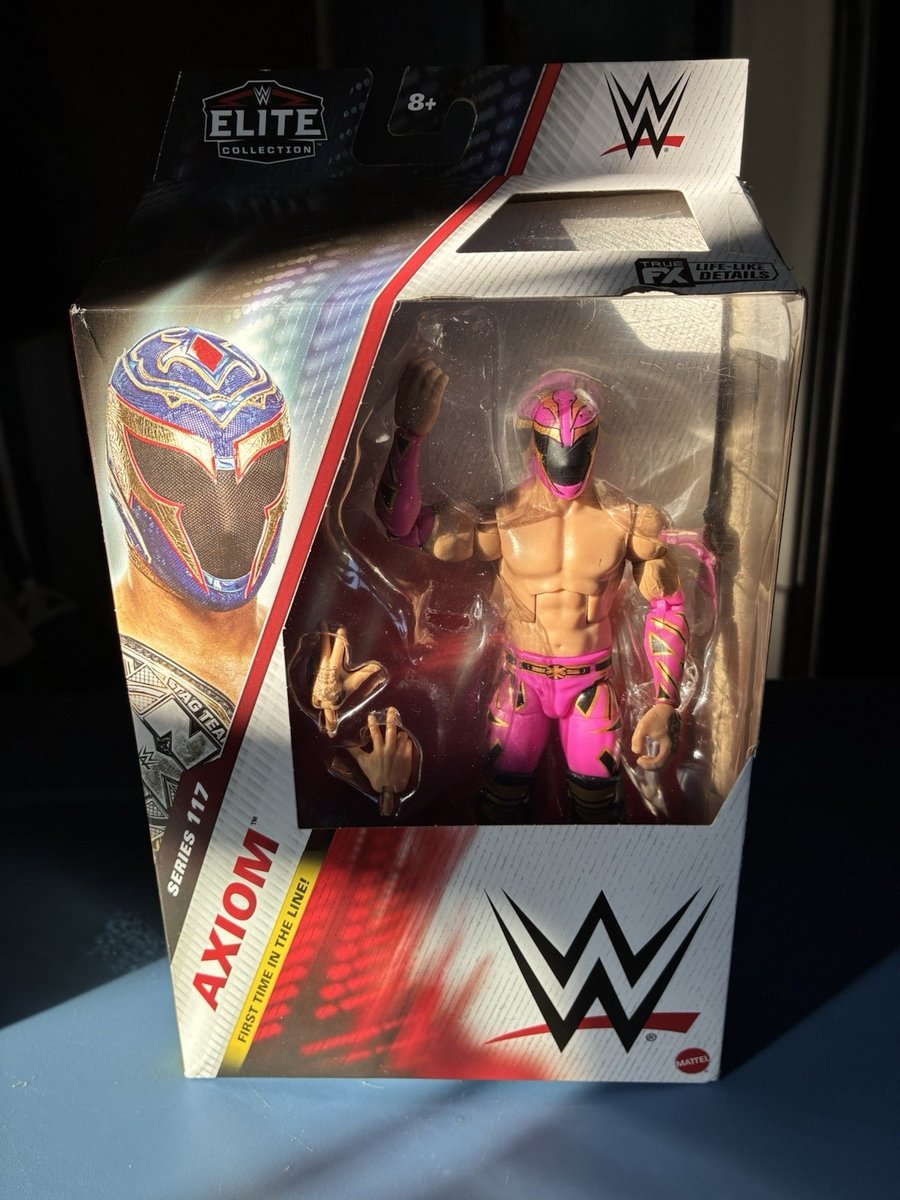 WWE Mattel ELITE Collection Series 117 AXIOM prima volta in linea! CHASE rosa