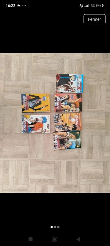 mangas kuroko basket tome 1 a 5 et tome 7