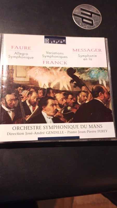 Gabriel Fauré Allegro Franck Variations Messager Symphonie Jean Pierre Férey piano Le Mans Gendille