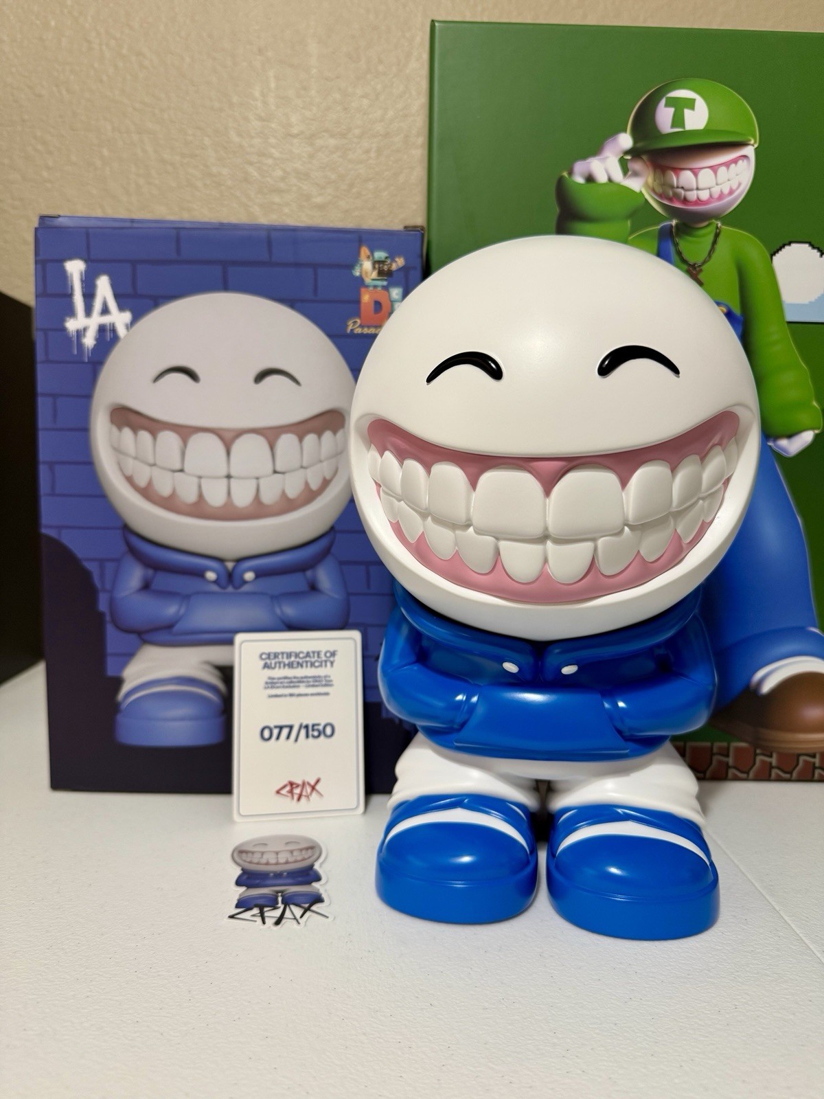 FIRMATO Crax Toys Designercon Esclusivo LA Blu 77/150