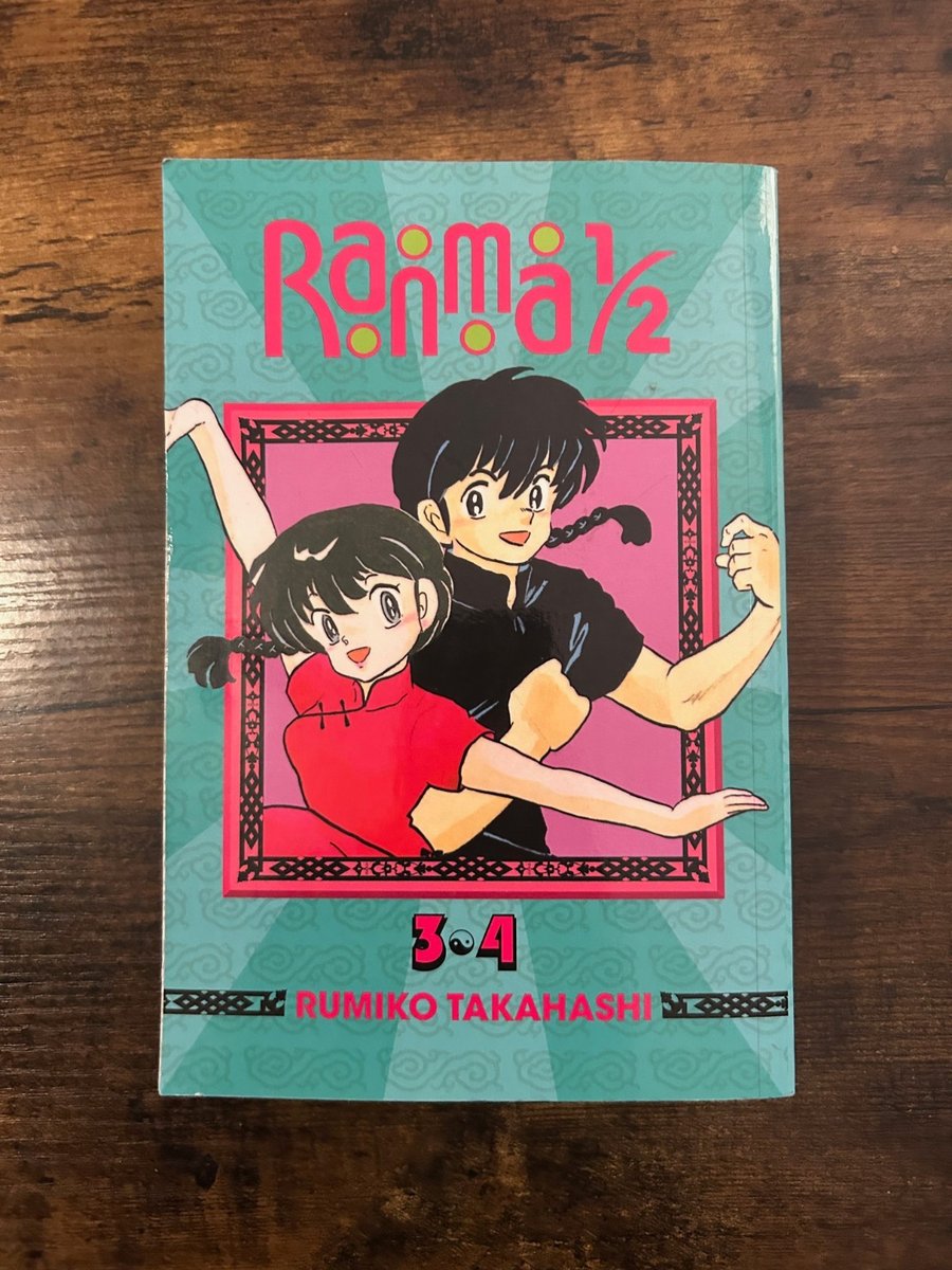 Ranma 1/2 vol. Manga 3-4 seconda stampa (2020) 7.0 FN/VF Rumiko Takahashi Viz Media