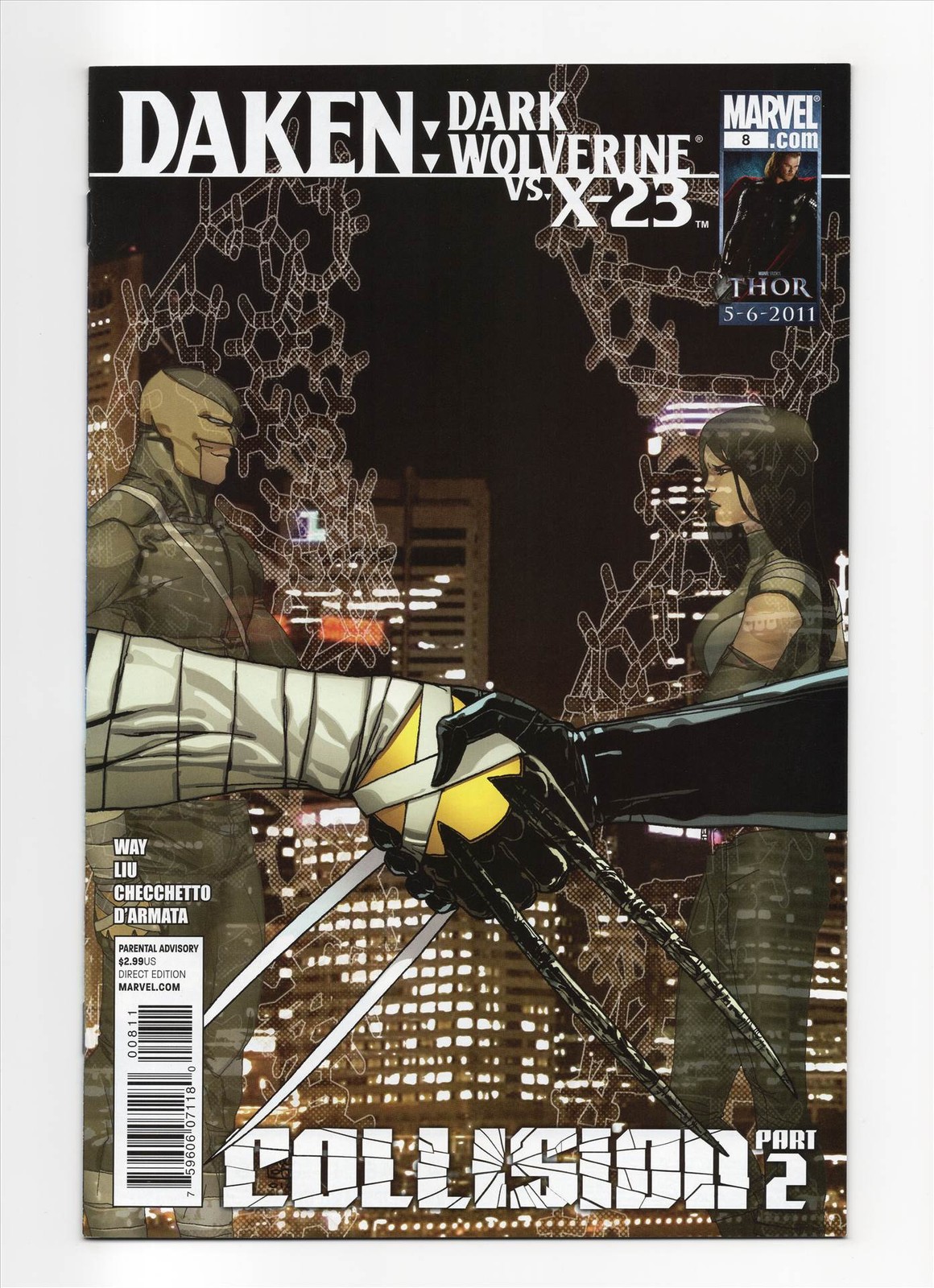 Daken: Dark Wolverine #8 NM+ 2011 X-23 Giuseppe Camuncoli Marvel Comics