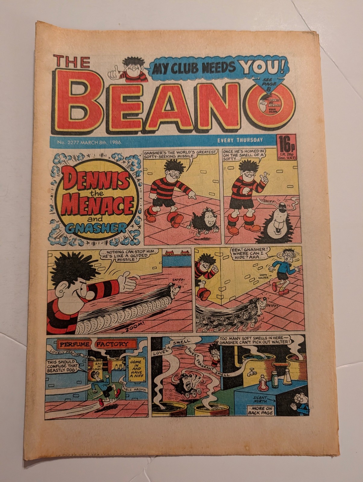 Beano Comic No 2277, March 8th 1986.