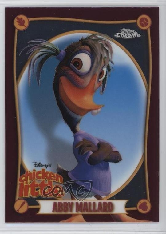 2025 Topps Chrome Disney Chicken Little 20th Anniversary Abby Mallard #CL-2 1h5u