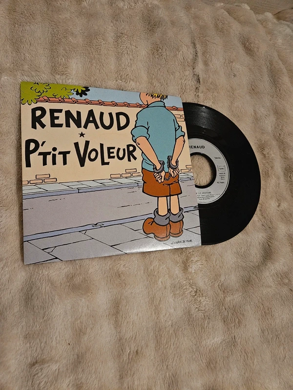 Disque Vinyle 45T - Renaud - P'tit Voleur 1992