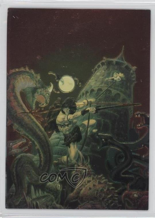 1993 Comic Images All Chromium Conan the Barbarian Savage Sword #29 #35 0b6
