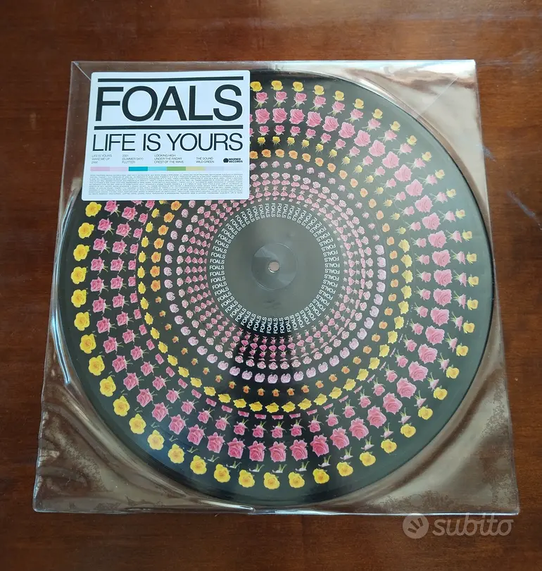 Foals - Life Is Yours Vinile Limited Picture Disc 
