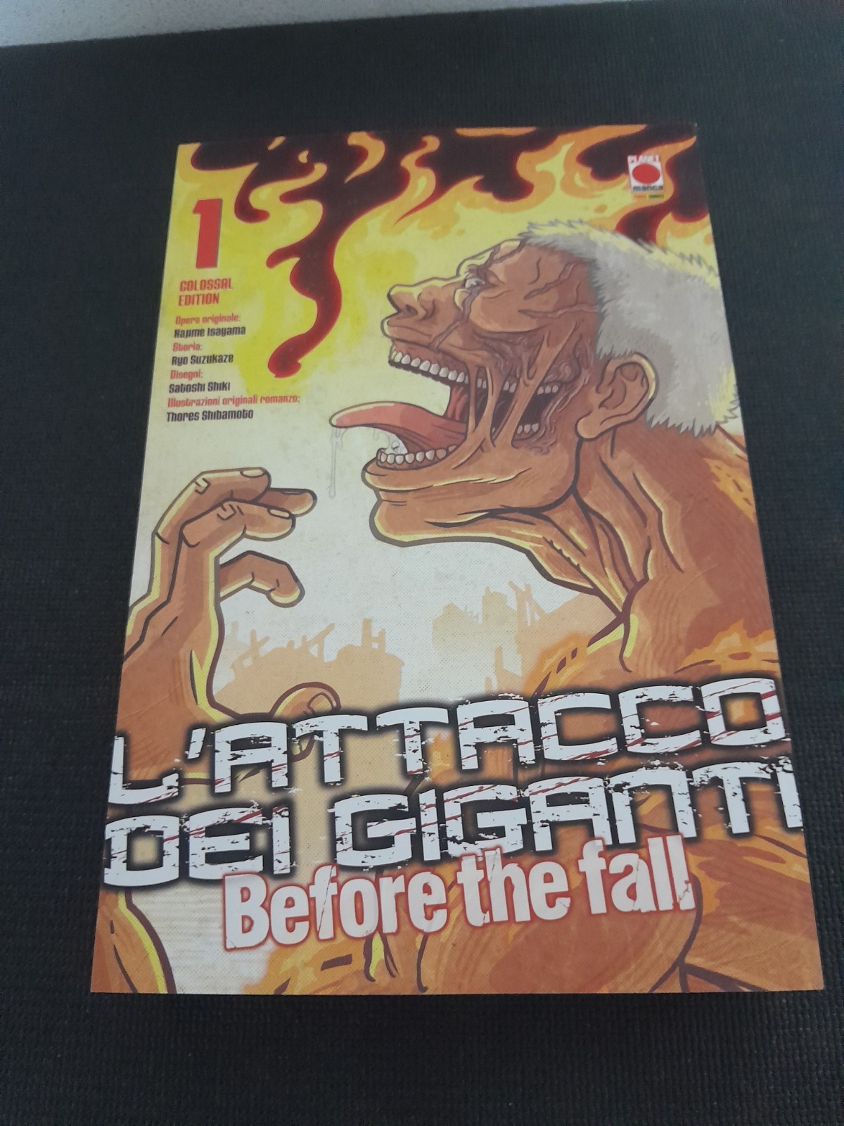 L'ATTACCO DEI GIGANTI-BEFORE THE FALL NUMERO 1-NUOVO