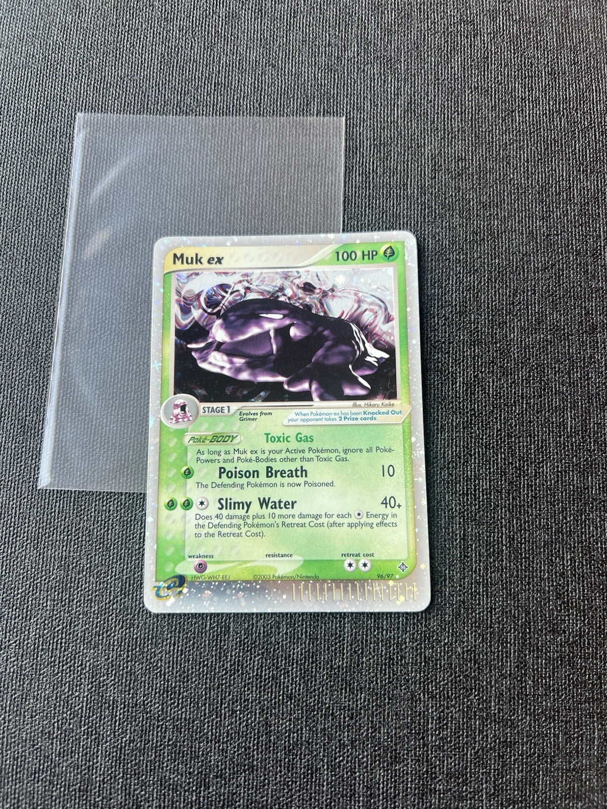 Muk ex Drago Ultra Raro 96/97 Nuovo con etichette Silver Border Holo