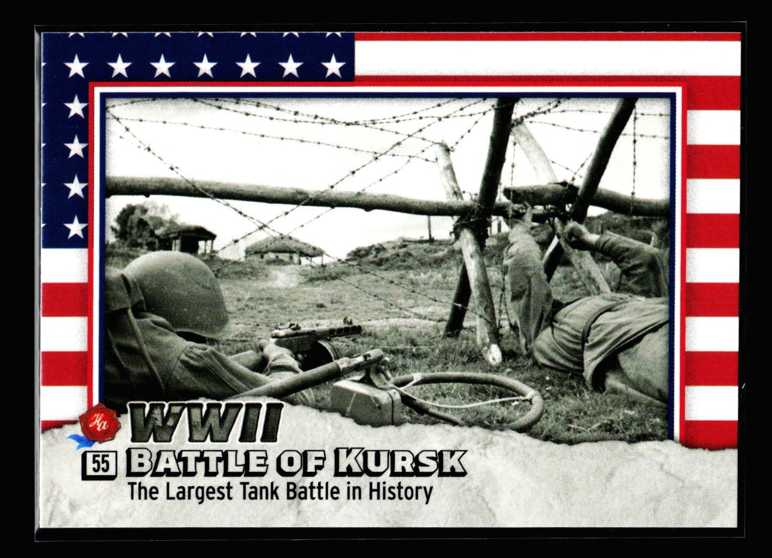 2025 Autografi Storici Carta Seconda Guerra Mondiale - #55 Battaglia di Kursk --
