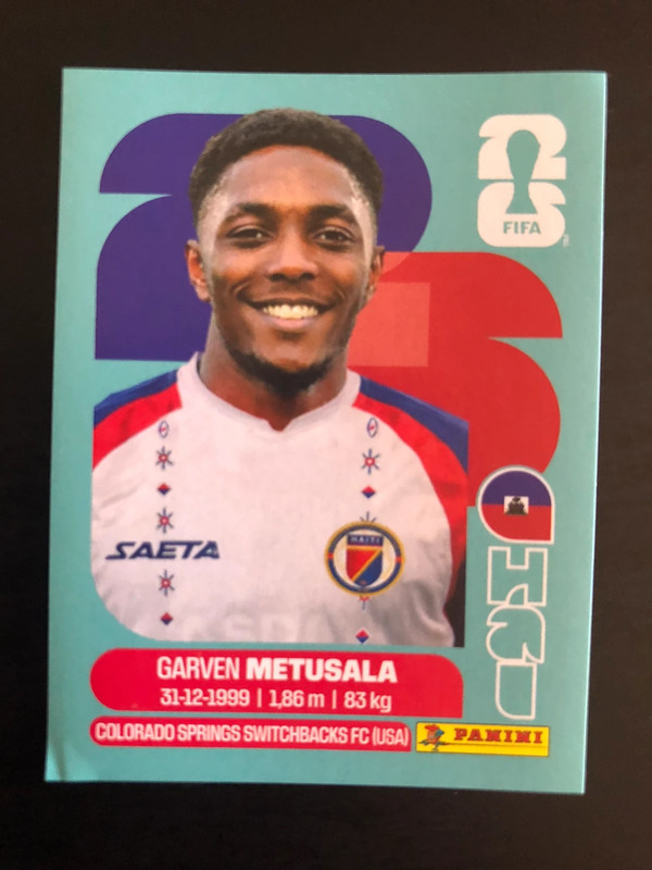 Cromo FIFA World Cup 2026 - Garven Metusala - Haiti - HAI 8