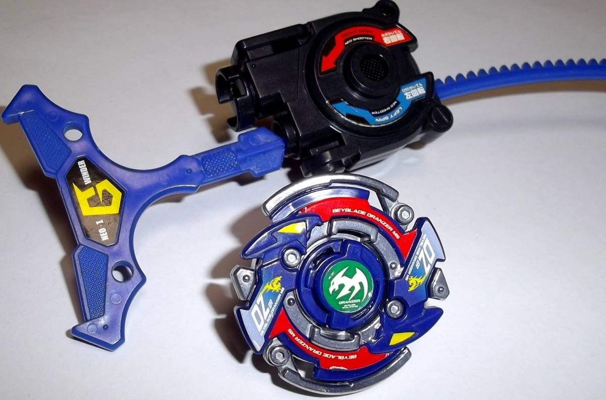 Takara Beyblade A-131 Dranzer MS HMS Metal Spiral doppio sparatutto usato raro
