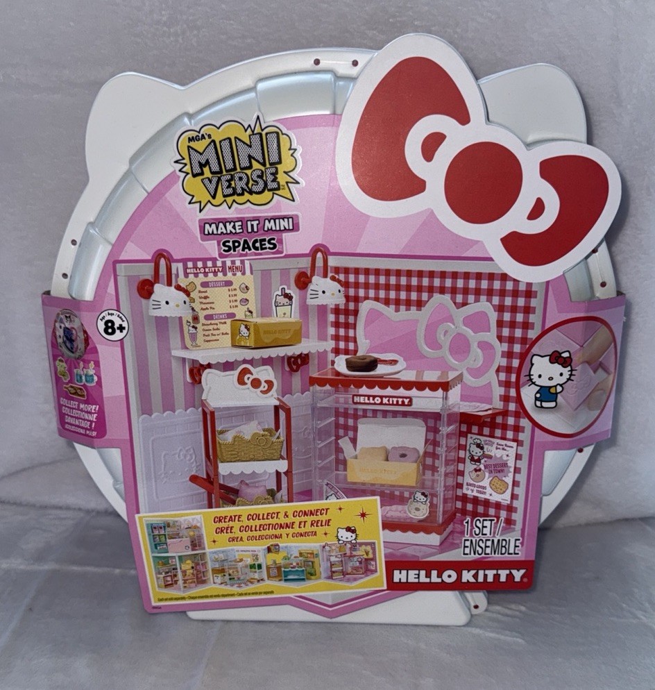 MGA's Miniverse Make It Mini Spazi Hello Kitty, Set di Costruzioni