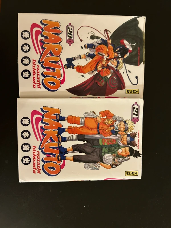 Lot de deux naruto tome 20 21