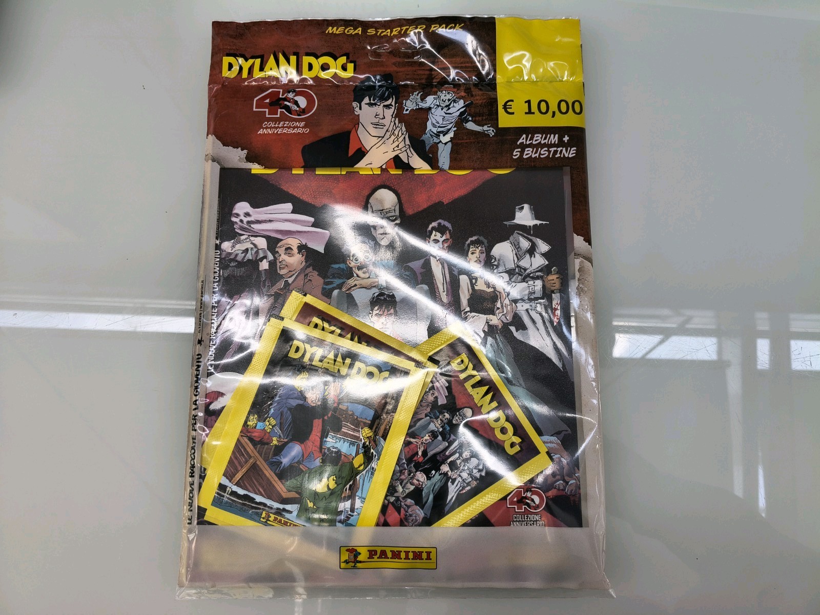 DYLAN DOG MEGA STARTER PACK ALBUM + 5 BUSTINE PANINI 
