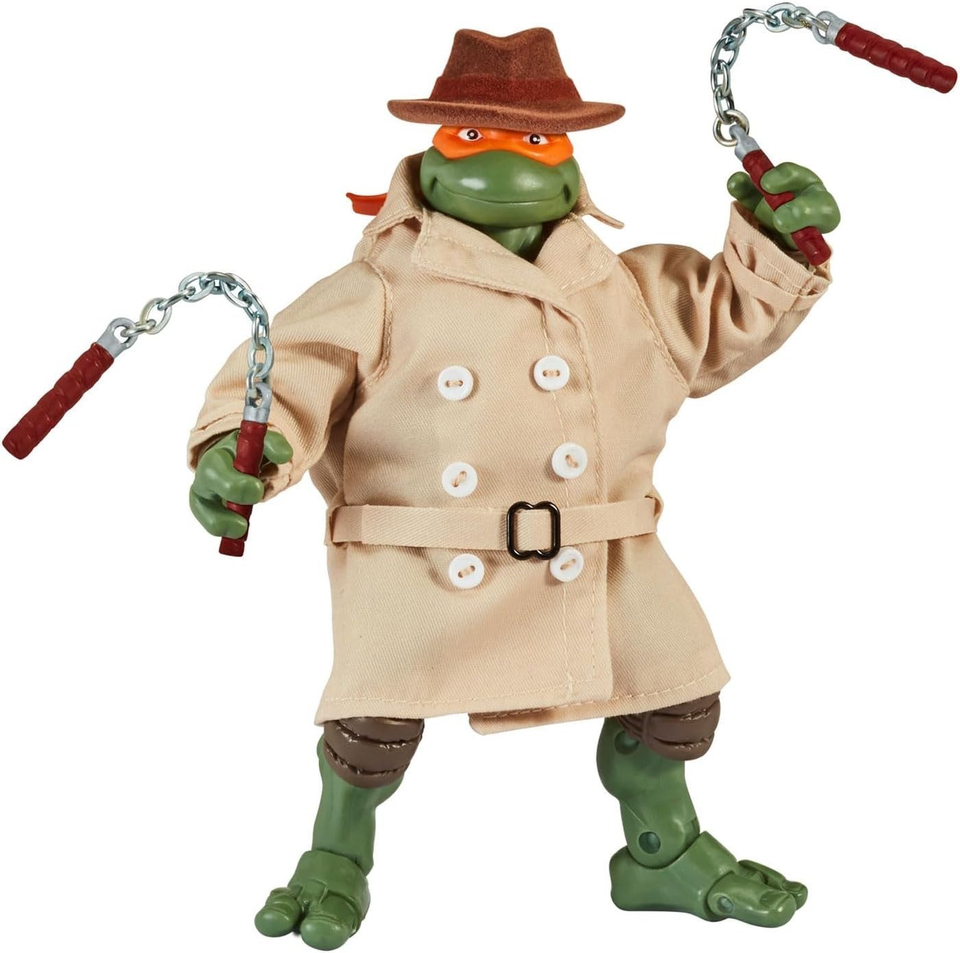 TMNT Ninja Elite Series: Figurina MIKEY SOTTO MENTITE SPOGLIE 6" *ispirata al film del 1990*