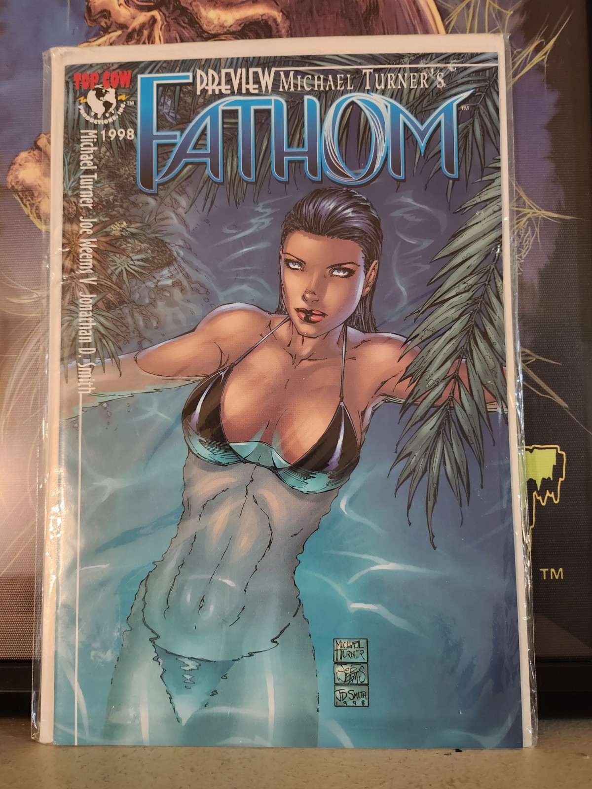 Image Comics Top Cow Fathom 1998 edizione anteprima Michael Turner bello