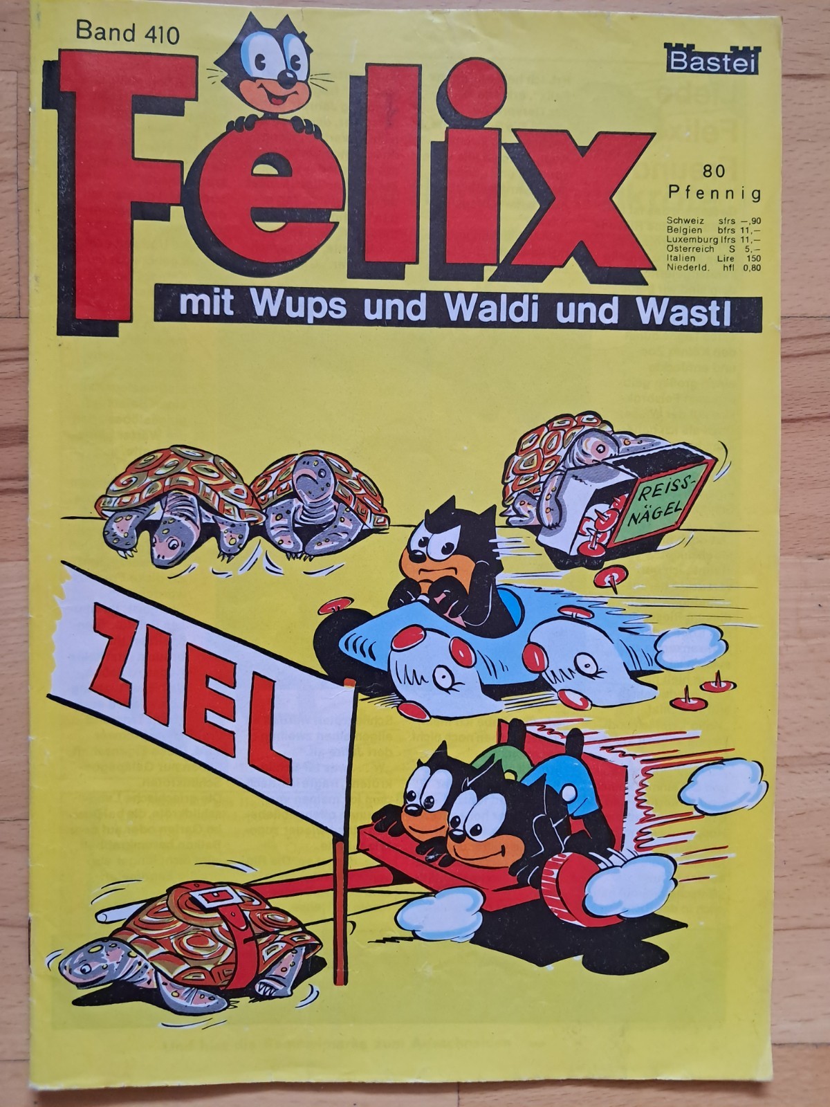 Felix n.410 con Wups e Waldi e Wastl -BASTEI COMICHEFT Z1-2