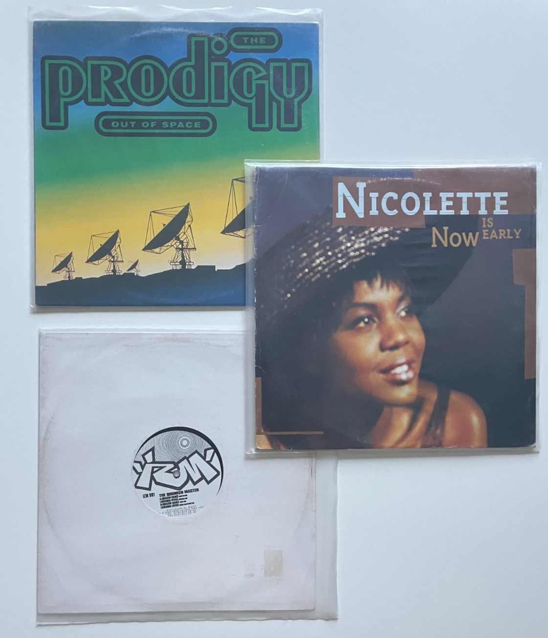 Prodigy Out Of Space Nicolette Drunken Master 4 Vinyl Lot Rave Jungle 90s
