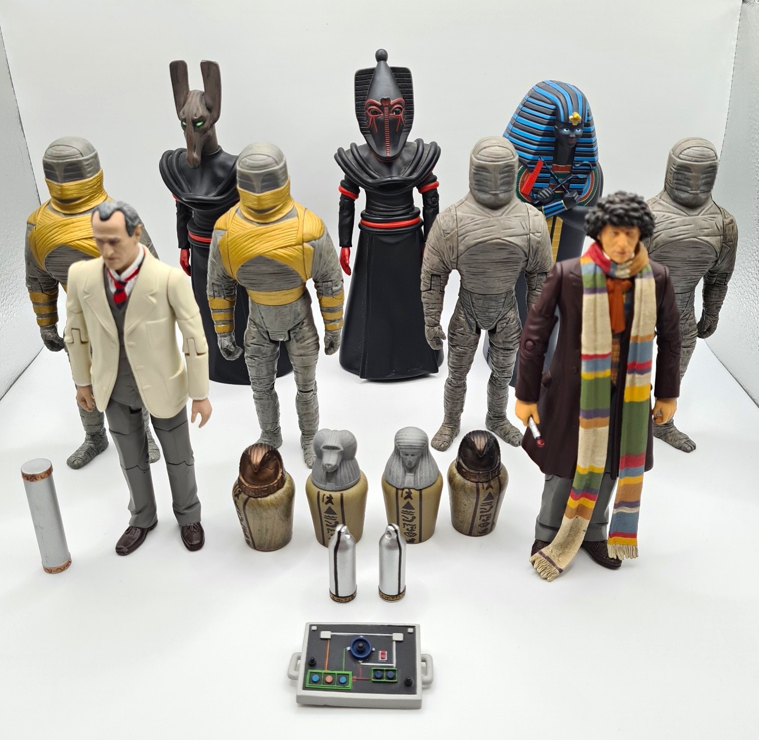 Doctor Who Pyramids Of Mars Figure Bundle (Unboxed)