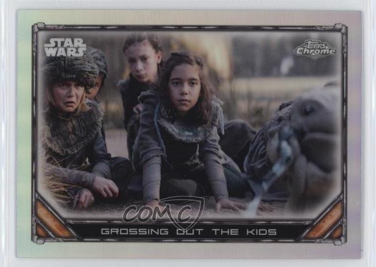 2022 Topps Chrome Star Wars The Mandalorian Beskar Edition rifrattore #S1-25 6ts