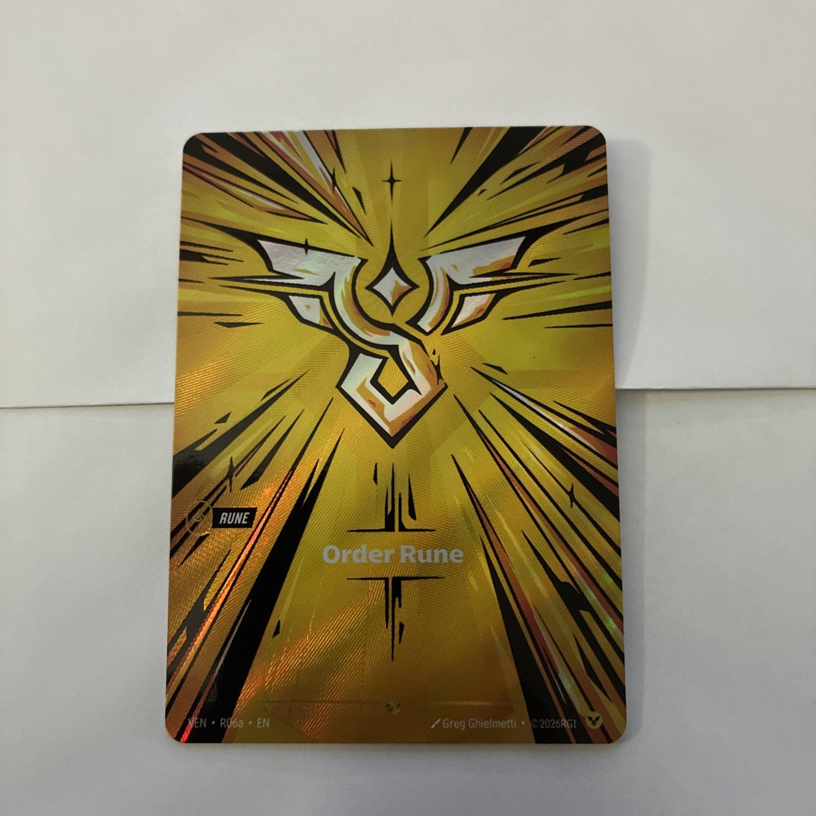 Riot Games League of Legends Order Rune Hologram Card VEN-R06b 2026