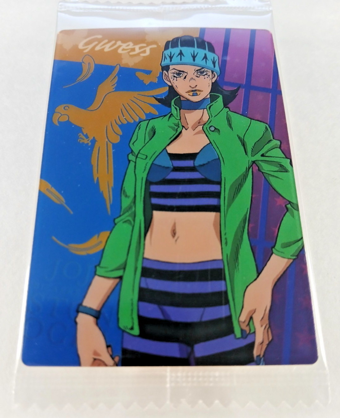Gwess #5 - Carta wafer JoJo's Bizarre Adventure (2022) Stone Ocean