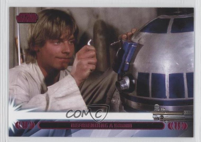 2013 Topps Star Wars Jedi Legacy Magenta fare amicizia con un droide Luke Skywalker 0f3