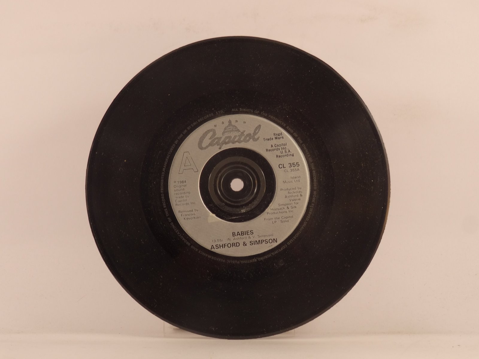 ASHFORD & SIMPSON BABIES (plain sleeve) (137) 7" CAPITOL