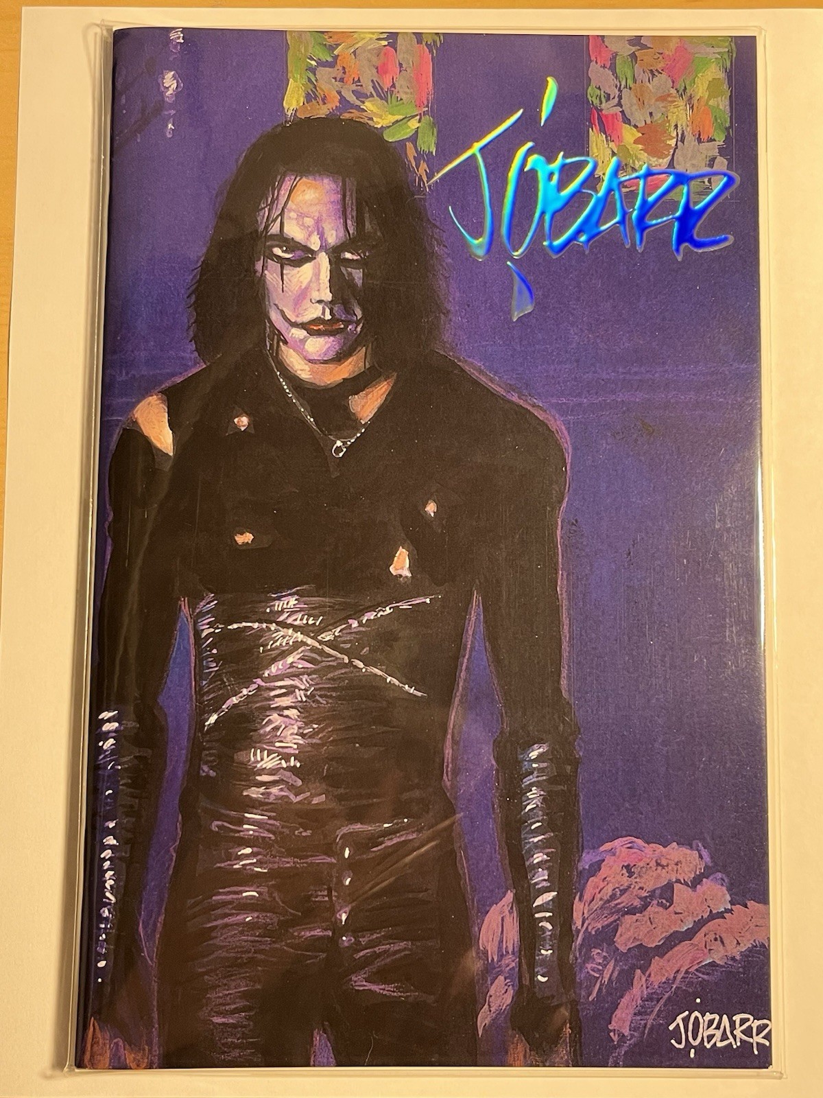 The Crow Megacon James O’Barr Chase Variant Edizione Silver Foil