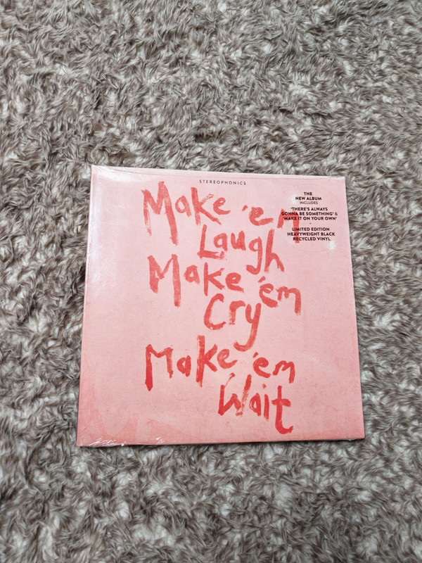 Vinyle stereophonics make em laugh make em cry make em wait