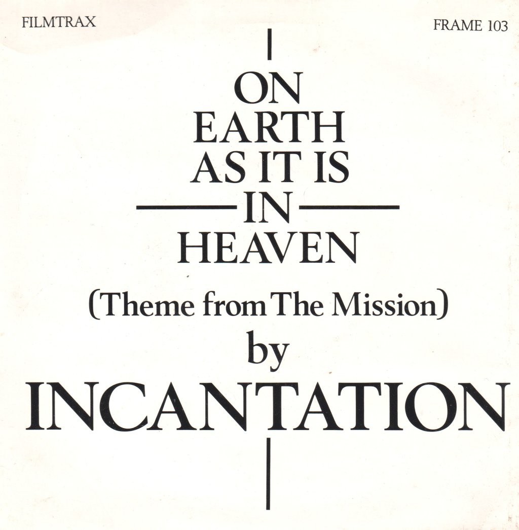 Incantation On Earth As It Is In Heaven 7" Vinile UK 45 RPM VG+ Filmtrax