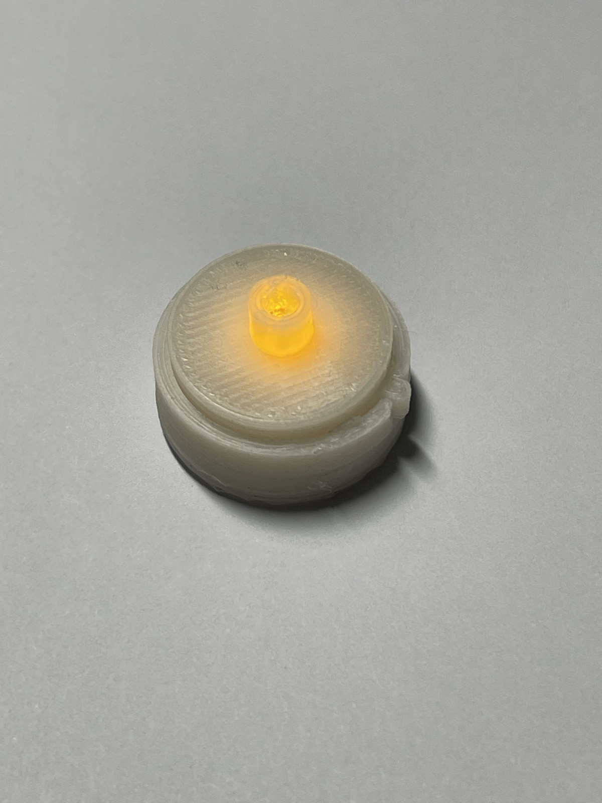 Modulo LED personalizzato stampato in 3D per action figure spazio chiaro 3,75"