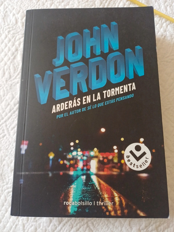 Arderá en la tormenta(John Verdon) edición de bolsillo