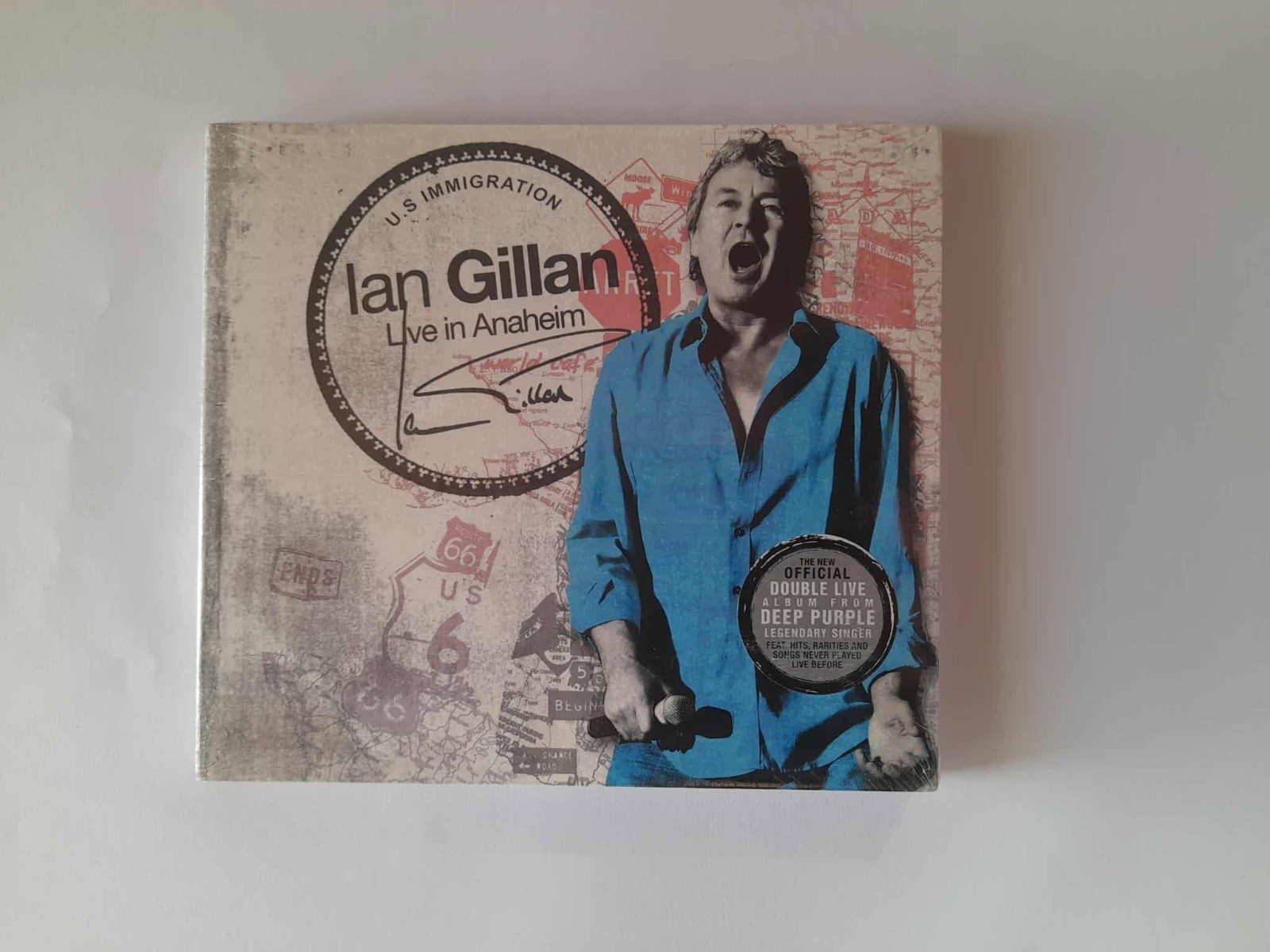 CD doppio Ian Gillan "Live in Anaheim" nuovo e sigillato